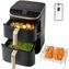 Cosori Turbo Tower Pro smarte Heißluftfritteuse 10,8 l schwarz
