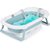CHIPOLINO Faltbare Badewanne Isla mit Badematte Blau