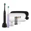 TrueLife SonicBrush Compact Duo schwarz/lila / Schallzahnbürste / 3 Bürstenköpfe / 70.000 Vibrationen / 4 Modi