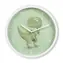 HAMA Cebu / Kinderwanduhr mit Dinosaurier / Durchmesser 25 cm / geräuschloser Betrieb