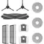 MOVA Zusatzreinigungsset / 1x Hauptbürste + 2x Seitenbürsten + 3x Wischpads + 2x Filter + 2x Beutel