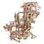 Ugears 3D mechanisches Holzpuzzle Kugelkettenschiene / ab 14 Jahren / 400 Teile / Schwierigkeit: hoch