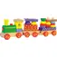 Woody Falteisenbahn mit Aufdruck, Licht und Sound - zwei Waggons / ab 2 Jahren