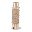 Woodcraft 3D-Holzpuzzle Der Schiefe Turm von Pisa / 105 Teile / ab 14 Jahren / Schwierigkeitsgrad: leicht
