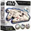 Trefl Wood Craft Origin - Puzzle - Star Wars: Millennium Falcon / 160 Teile / 24,4 x 21,3 cm / Alter 9+
