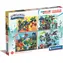 Clementoni PUZZLE DC Super Friends 4in1 / 20+60+100+180 Teile / ab 6 Jahren