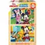 Educa Holzpuzzle Mickey und Minnie / 2x16 Teile / ab 3 Jahren