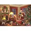 Clementoni 39924 Puzzle Weihnachtsmannbesuch, 1000 Teile