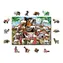 Wooden City Holzpuzzle „Leben auf dem Bauernhof 2-in-1“ / 200 Teile / ECO / ab 8 Jahren