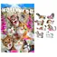 Wooden City Holzpuzzle „Kätzchen in Hollywood“ 2-in-1 / 75 Teile / ab 6 Jahren