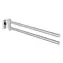 Grohe QuickFix Start Cube - Doppelhandtuchhalter - Länge 44 cm, Chrom