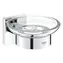 Grohe QuickFix Start Cube - Seifenschale mit Halterung Glas/Chrom