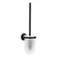 Grohe QuickFix Start - Wand-WC-Bürste mit Halterung, Glas/Mattschwarz