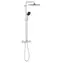 Grohe Vitalio Comfort - Duschset mit Thermostat 25 x 25 cm | 2 Strahlarten | Chrom