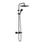 Hansgrohe Vernis Shape - Duschset Showerpipe 240 mit Thermostat | 2 Strahlarten | Mattschwarz