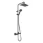 Hansgrohe Vernis Shape - Duschset Showerpipe 230 mit Thermostat, matt schwarz