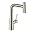Hansgrohe M71 - Spültischarmatur M7117-H240 mit Ausziehbrause | Sbox | Edelstahloptik