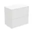 Ideal Standard Conca - Waschtischunterschrank | 60 x 55 x 37 cm | 2 Schubladen | Mattweiß