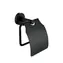 kielle Oudee - Toilettenpapierhalter mit Deckel | matt schwarz