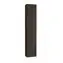 Kielle Meara - Hoher Wandschrank | 25 x 16 x 130 cm | Dunkelgrau Hochglanz
