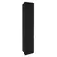 kielle Oudee - Hoher Wandschrank | 157 x 30 x 32 cm | Mattschwarz