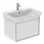 Ideal Standard Connect Air - Cube Waschtischunterschrank 65 cm | 58 x 41 x 40 cm | Hochglanzweiß/Mattweiß