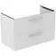 Ideal Standard i.Life B - Waschtischunterschrank 100 x 63 x 51 cm | 2 Schubladen | Mattweiß