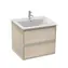 Ideal Standard Connect Air - Waschtischunterschrank | 60 x 44 x 52 cm | helles Holz/hellbraune, matte Dekor