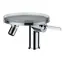 Laufen Kartell - Disc-Bidetmischer | mit Ausguss | Chrom