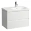 Laufen Lani - Waschbeckenunterschrank | 74x45x52cm | 2 Schubladen | mattweiß