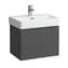 Laufen Pro S - Waschbeckenunterschrank | 51x37x39 cm | 1 Schublade | Graphit matt