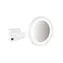 Hansgrohe AddStoris - Kosmetikwandspiegel mit LED-Beleuchtung | Mattweiß