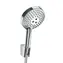 Hansgrohe - Duschset 120 3jet P mit Halterung und Brauseschlauch 1,25 m, Chrom