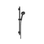 Hansgrohe - Duschkopf-Set mit Stange und Schlauch, 2 Strahlarten, EcoSmart, matt schwarz