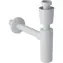 Geberit - Geruchsverschluss mit Trennwand für Waschbecken, horizontaler Abfluss, d 32 mm, G 1 1/4, Alpinweiß