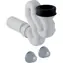 Geberit - Geruchsverschluss für Urinale, mit Montagezubehör, 50 mm, horizontaler Abfluss