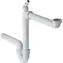 Geberit - Rohrförmiger Geruchsverschluss für Spülbecken, platzsparend, horizontaler Abfluss, 50 mm