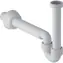 Geberit - Geruchsverschluss für Waschbecken und Bidet, horizontaler Abfluss, 32 mm, Alpinweiß