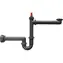 Franke - Platzsparender Siphon, grau