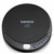 LENCO CD-010 schwarz / tragbarer CD-Player / 3,5 mm Klinke / CD&CD-R&CD-RW