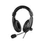 Sandberg Saver Mini Jack Large schwarz / Kopfhörer mit Mikrofon / Lautstärkeregler / 3,5-mm-Klinke / 2,5 m