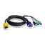 Aten KVM-Kabel HDB15-SVGA+USB+PS/2 / 3M