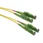 Solarix optisches Kabel E2000-E2000 1m / Patchkabel / Singlemode / Duplex / OS / APC / E2000-E2000