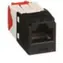 Panduit CJ5E88TGBL schwarz / Modul MINI-COM TX UTP / RJ45 / Kat. 5E
