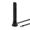 Qoltec 57033 Wi-Fi omnidirektionale Zimmerantenne 5G LTE schwarz / DUAL / 8dBi