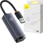 Baseus WKQX000113 Lite Series Netzwerkadapter USB-A (M) - RJ45 (F) grau / 1000 Mbit/s