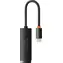 Baseus WKQX000301 Lite Series Netzwerkadapter USB-C (M) - RJ45 (F) schwarz / 1000 Mbit/s