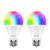 Gosund WB4 2 Stück / Intelligente Glühbirne / 8 W / E27 / 800 lm / RGB / WiFi