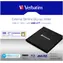 Verbatim Slimline schwarz / Blu-ray + DVD externer Brenner / USB 3.1 Gen. 1 / USB-C