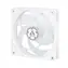 ARCTIC P12 PWM PST weiß-transparent / 120 mm / 200 - 1800 RPM / 95,65 m3h / 4-Pin-Stecker + 4-Pin-Buchse